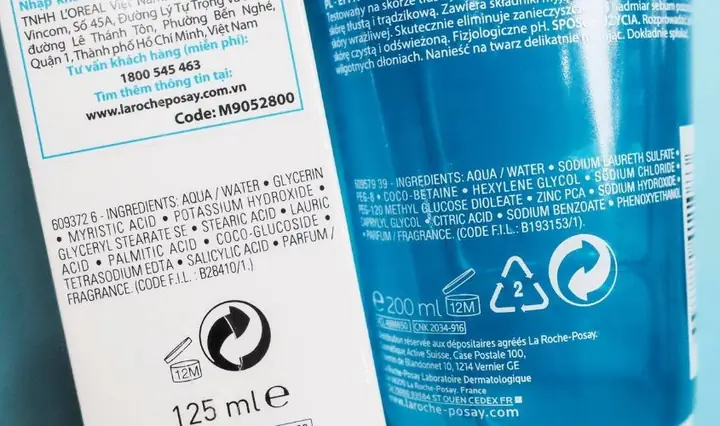 Sữa Rửa Mặt La Roche Posay Thành Phần