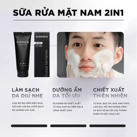 Sữa Rửa Mặt Nam Cao Cấp
