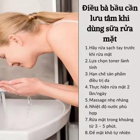 Sữa Rửa Mặt Thiên Nhiên Cho Bà Bầu