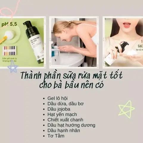 Sữa Rửa Mặt Tốt Cho Bà Bầu
