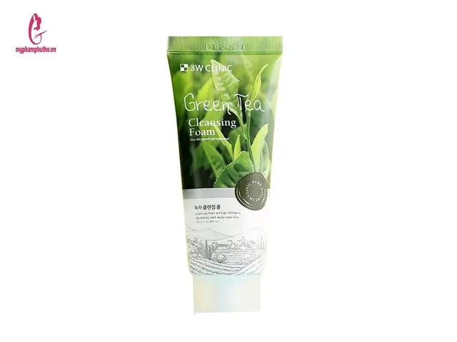 Sữa Rửa Mặt Trà Xanh 3w Clinic Green Tea