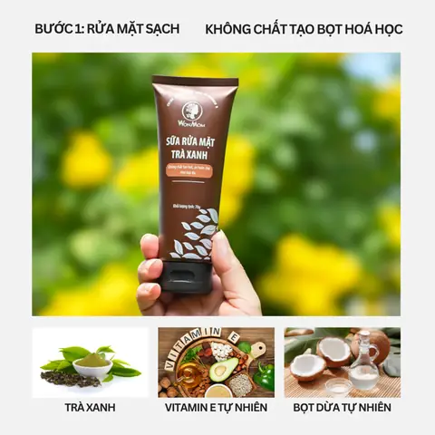 Sữa Rửa Mặt Trà Xanh Không Bọt