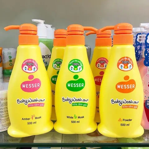 Sữa Tắm Gội Cho Bé Wesser Sữa Tắm Gội Cho Bé Wesser