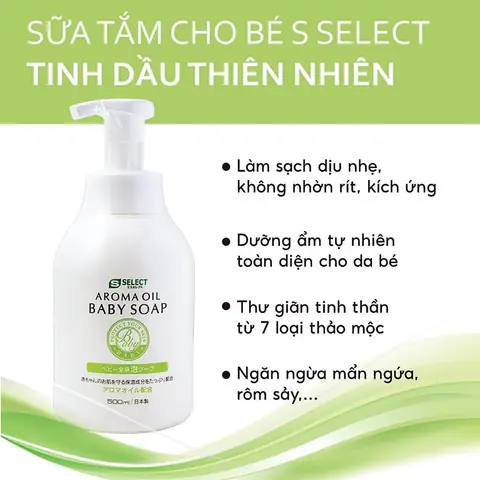 Sữa Tắm Thiên Nhiên Cho Bé