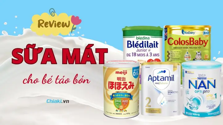 Sữa Tăng Cân Không Táo Bón Cho Trẻ Sơ Sinh