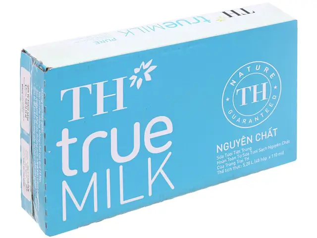 Sữa Th True Milk Không Đường 110ml