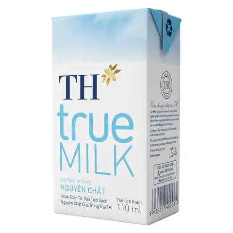 Sữa Th True Milk Không Đường 110ml
