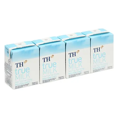 Sữa Th True Milk Không Đường 110ml