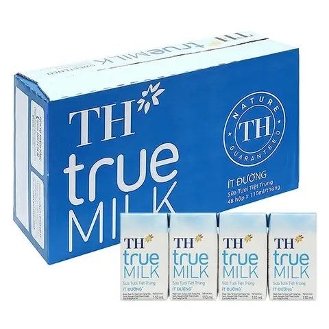 Sữa Tươi Ít Đường Th True Milk 110ml