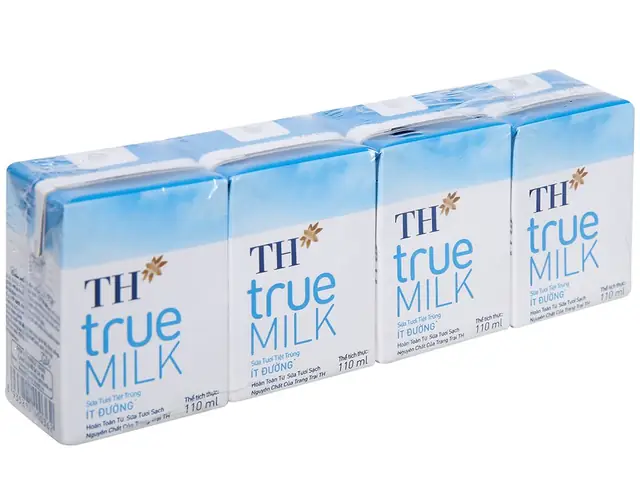 Sữa Tươi Ít Đường Th True Milk 110ml