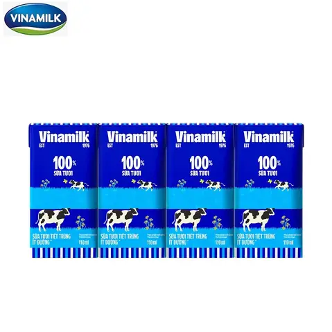 Sữa Tươi Ít Đường Vinamilk 110ml Sữa Tươi Ít Đường Vinamilk 110ml