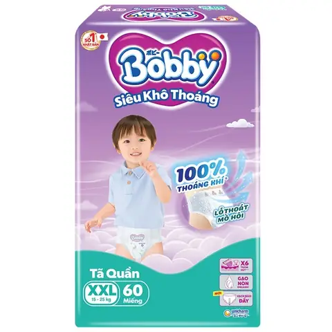 Tã Dán Bobby Size S 100 Miếng