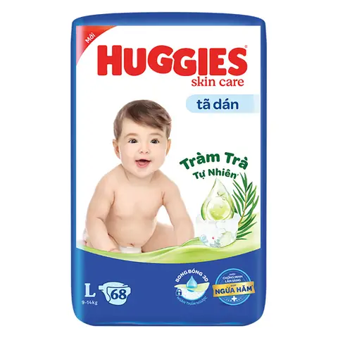 Tã Dán Huggies Size L 68 Miếng