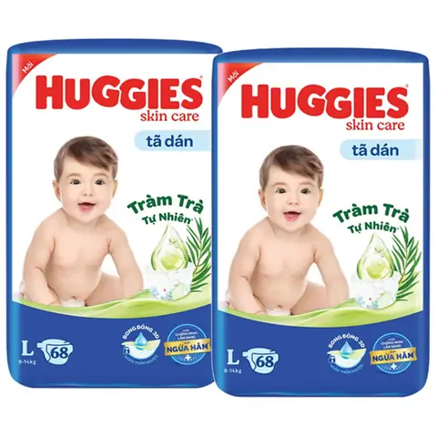Tã Dán Huggies Size L 68 Miếng