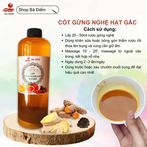 Tác Dụng Của Rượu Gừng Nghệ Hạt Gấc