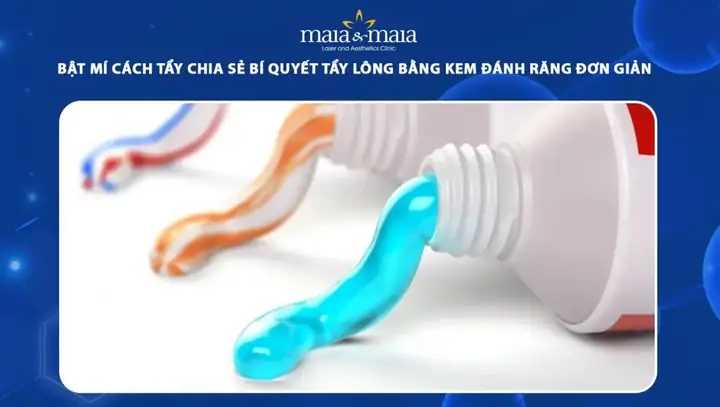 Tẩy Lông Bằng Kem Đánh Răng Tẩy Lông Bằng Kem Đánh Răng