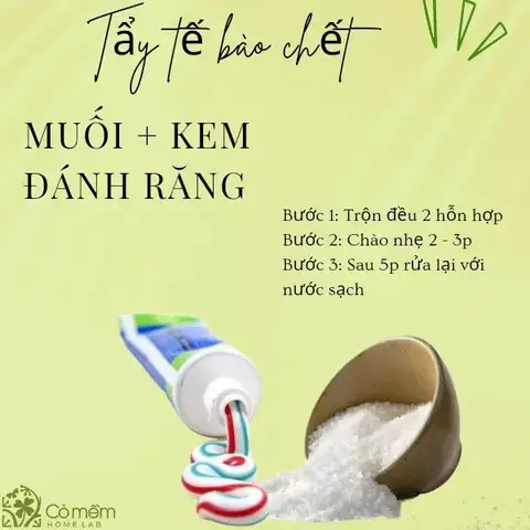 Tẩy Môi Bằng Kem Đánh Răng Tẩy Môi Bằng Kem Đánh Răng