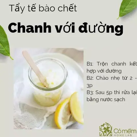 Tẩy Tế Bào Chết Môi Bằng Chanh