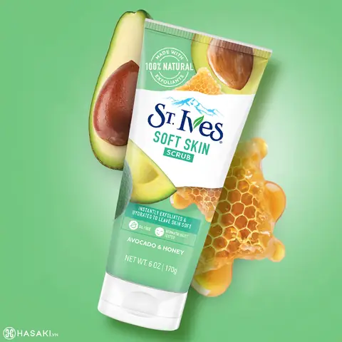 Tẩy Tế Bào Chết St Ives Cho Da Dầu Mụn