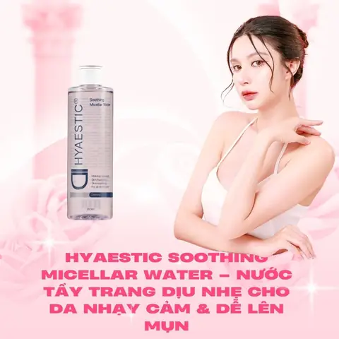 Tẩy Trang Dịu Nhẹ Cho Da Mụn