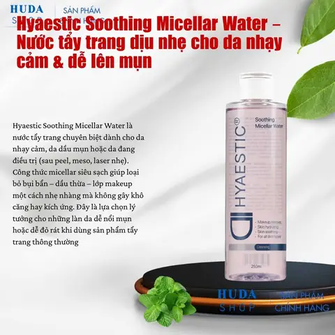 Tẩy Trang Dịu Nhẹ Cho Da Mụn