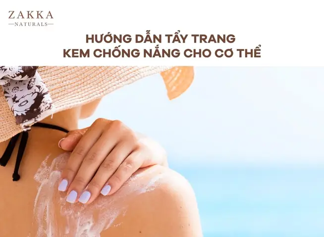 Tẩy Trang Kem Chống Nắng Như Thế Nào