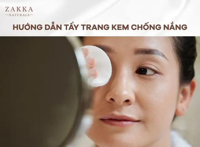 Tẩy Trang Kem Chống Nắng Như Thế Nào