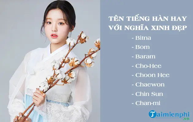 Tên Tiếng Hàn Đẹp Cho Nữ