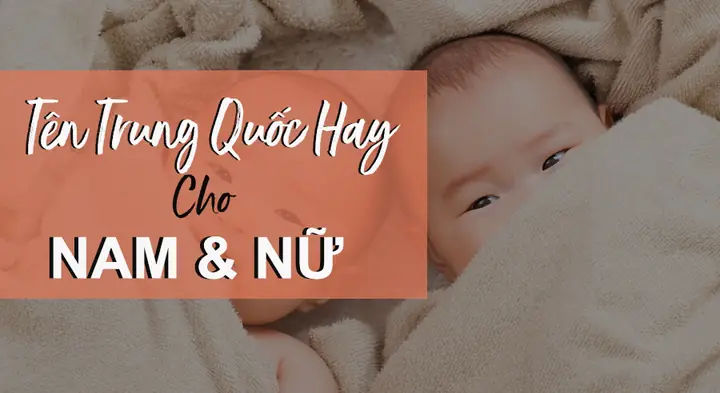 Tên Trung Quốc Dành Cho Nam