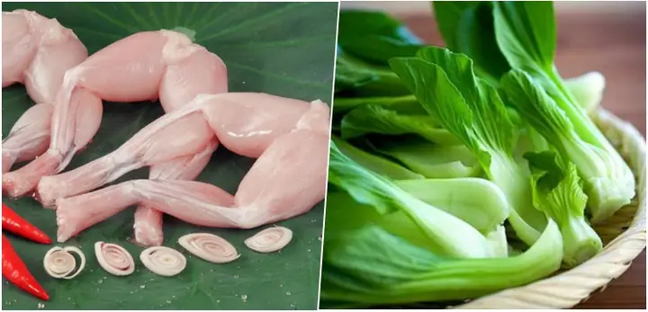 Thịt Ếch Nấu Với Rau Gì Cho Bé