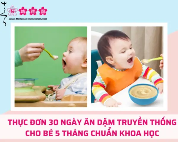 Thực Đơn Bé Ăn Dặm 5 Tháng