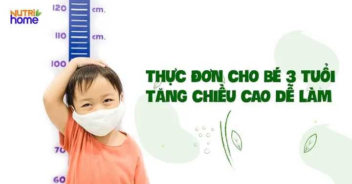 Thực Đơn Cho Bé 3 Tuổi Tăng Chiều Cao Thực Đơn Cho Bé 3 Tuổi Tăng Chiều Cao