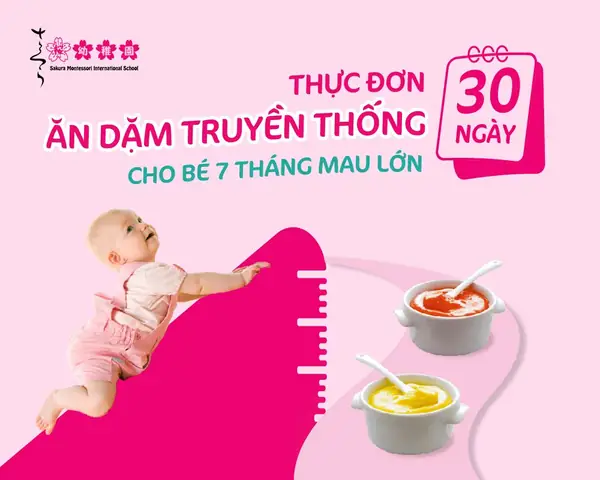 Thực Đơn Cho Be 7 Tháng