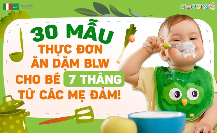 Thực Đơn Cho Trẻ 7 Tháng Rưỡi Thực Đơn Cho Trẻ 7 Tháng Rưỡi