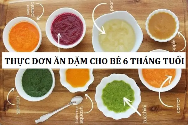 Thực Đơn Cho Trẻ Ăn Dặm 6 Tháng Tuổi