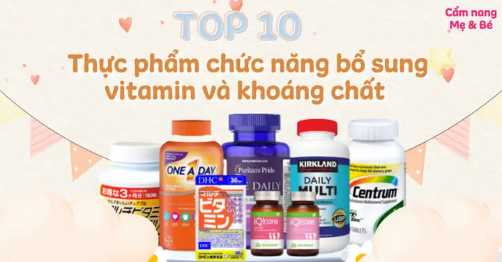 Thực Phẩm Chức Năng Bổ Sung Vitamin Và Khoáng Chất