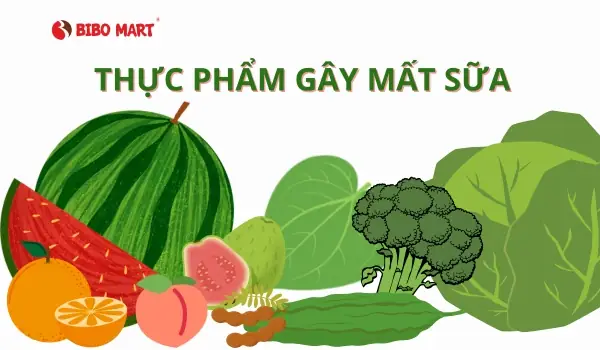 Thực Phẩm Gây Mất Sữa Cho Bà Đẻ
