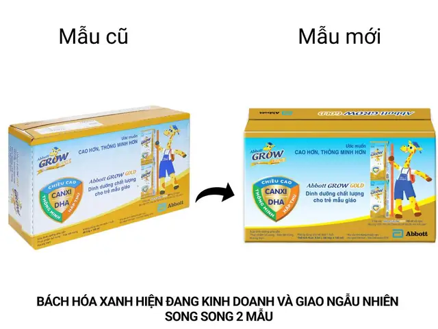 Thùng 48 Hộp Sữa Abbott Grow Gold Hương Vani 180ml