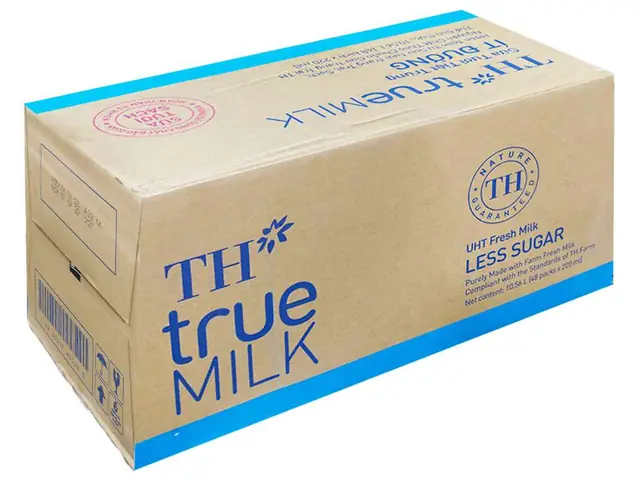 Thùng Sữa Bịch Th True Milk Không Đường