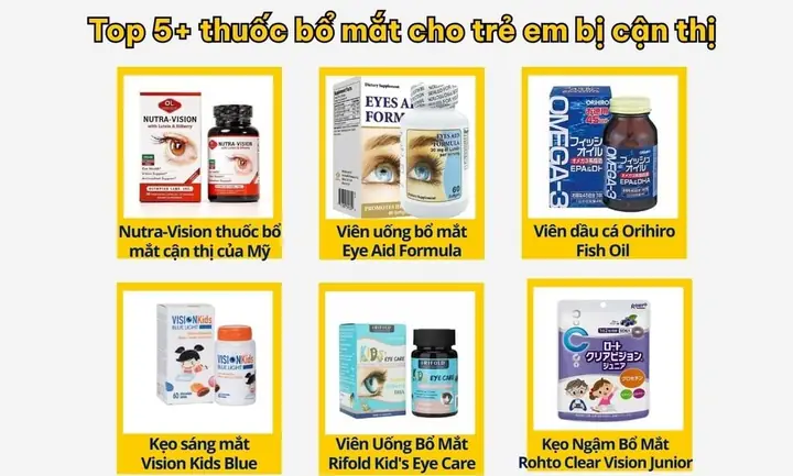 Thuốc Sáng Mắt Cho Trẻ Em