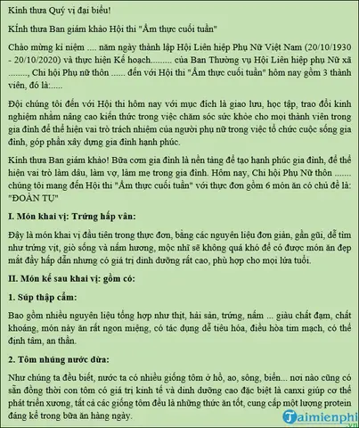 Thuyết Trình Về Ngày 20 10