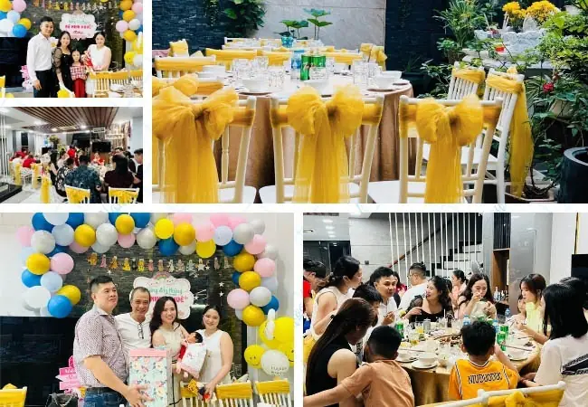 Tổ Chức Đầy Tháng Cho Bé