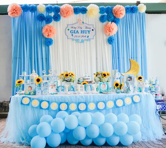 Tổ Chức Đầy Tháng Cho Bé