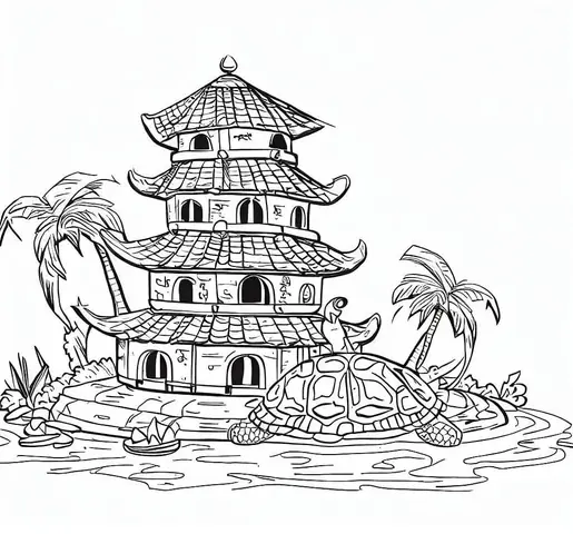Tô Màu Danh Lam Thắng Cảnh Tô Màu Danh Lam Thắng Cảnh