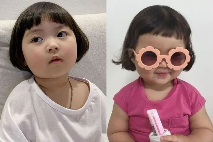 Tóc Đầu Nấm Cho Bé Gái