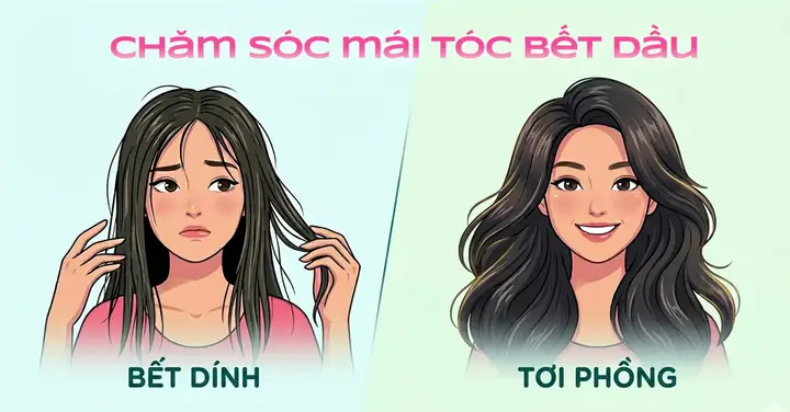 Tóc Hay Bị Bết Phải Làm Sao