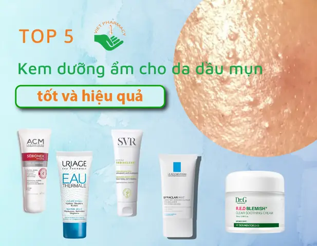 Top Kem Dưỡng Ẩm Cho Da Mụn