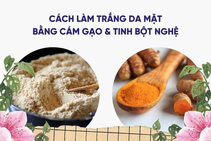 Trắng Da Mặt Bằng Cám Gạo