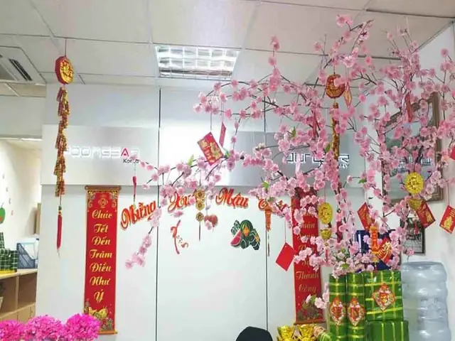 Trang Trí Văn Phòng Năm Mới