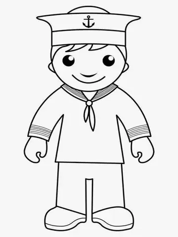 Tranh Tô Màu Quần Áo Chú Bộ Đội